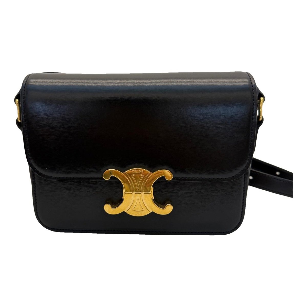 Triomphe leather handbag