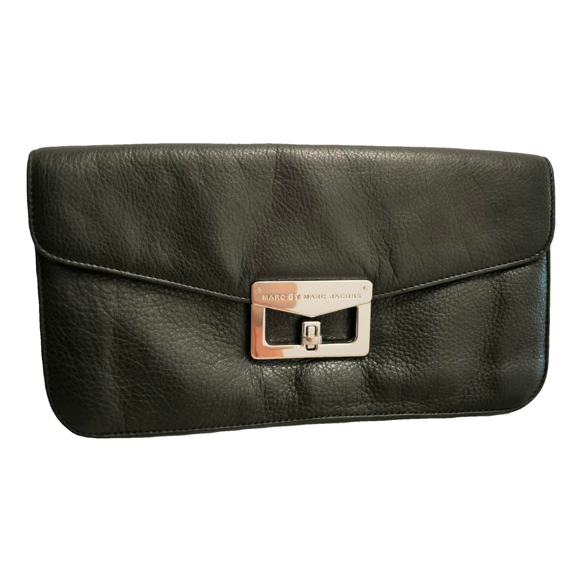 Leather clutch bag