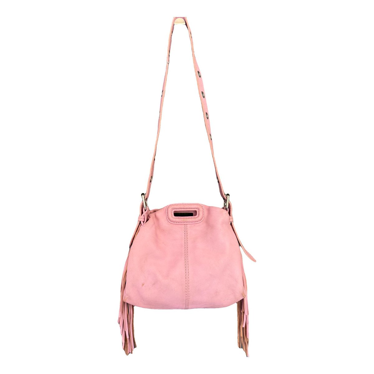 Sac M leather crossbody bag