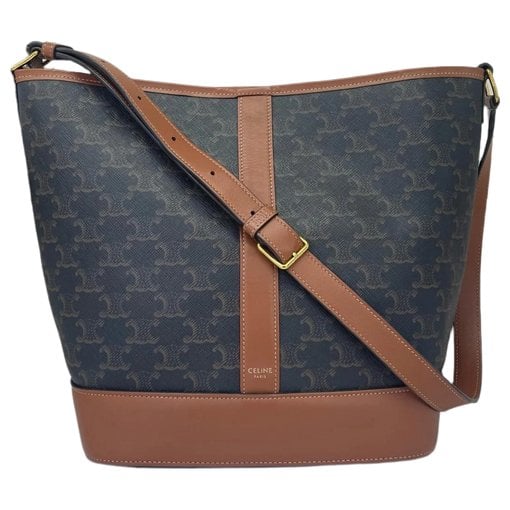 Cabas leather tote