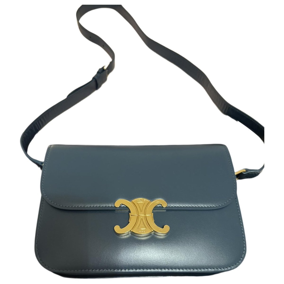 Triomphe leather handbag