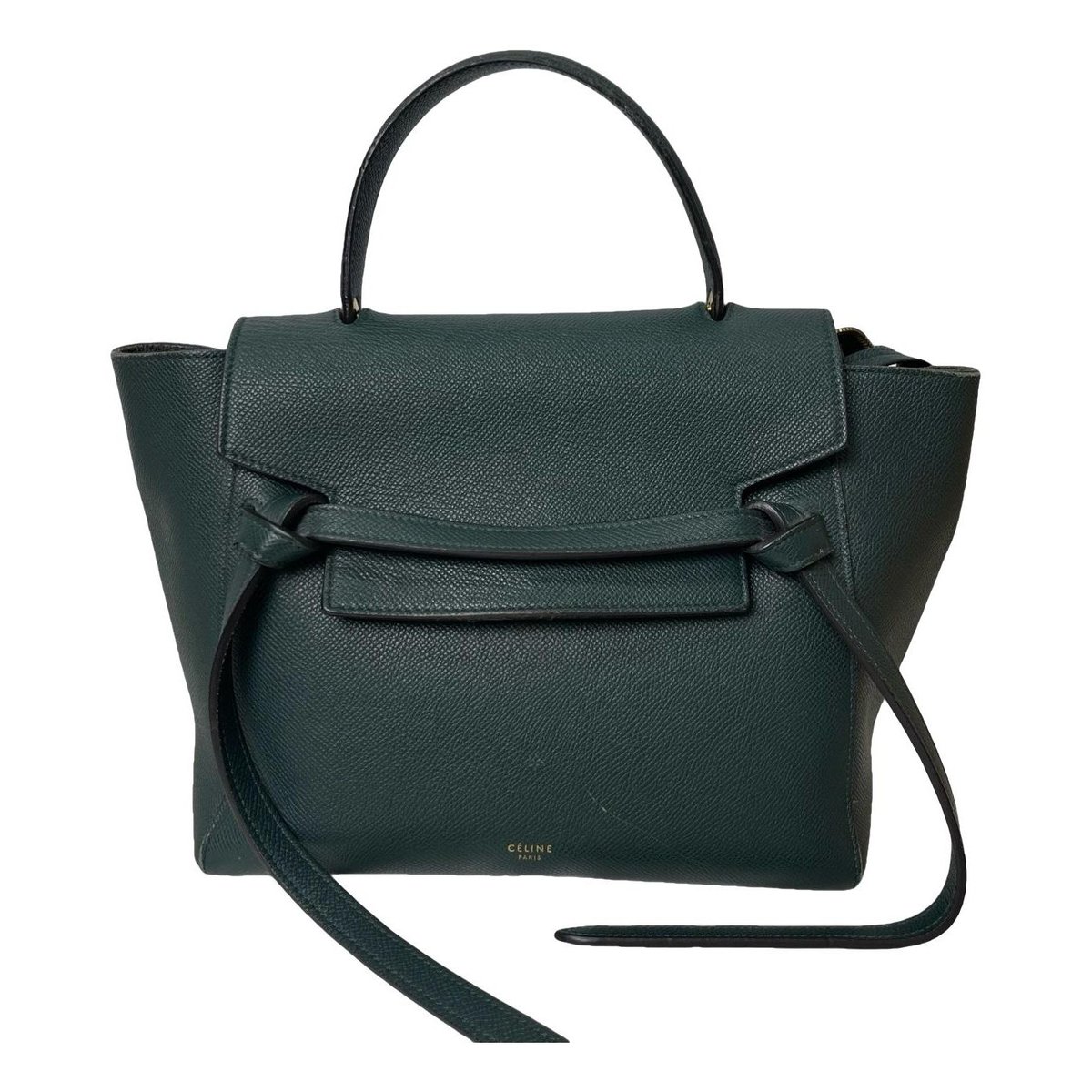 Belt leather handbag