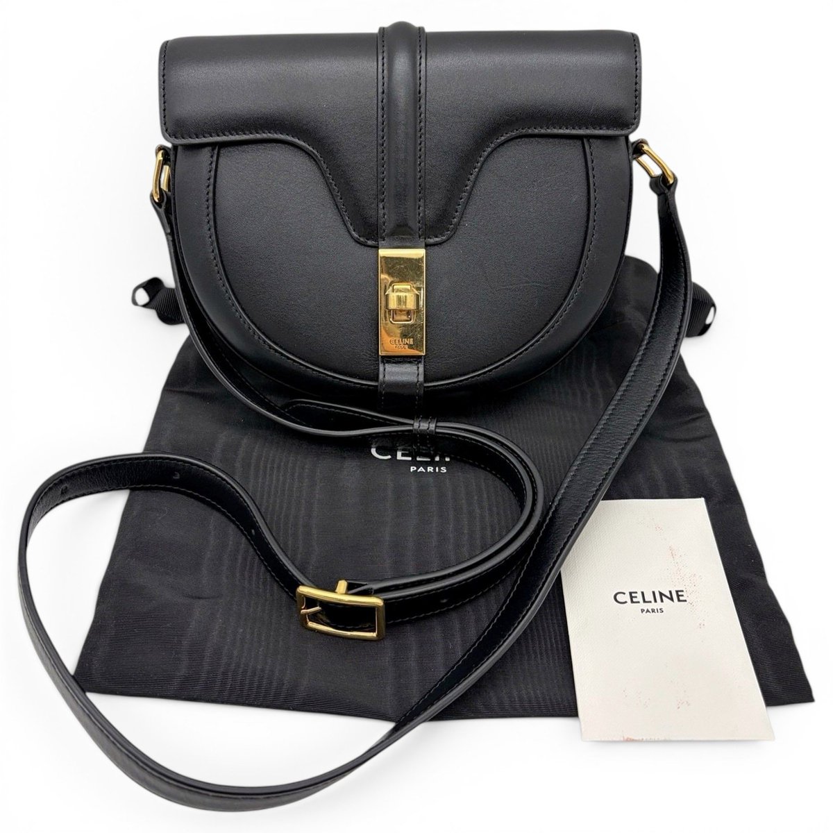 SAC 16 BESACE leather handbag