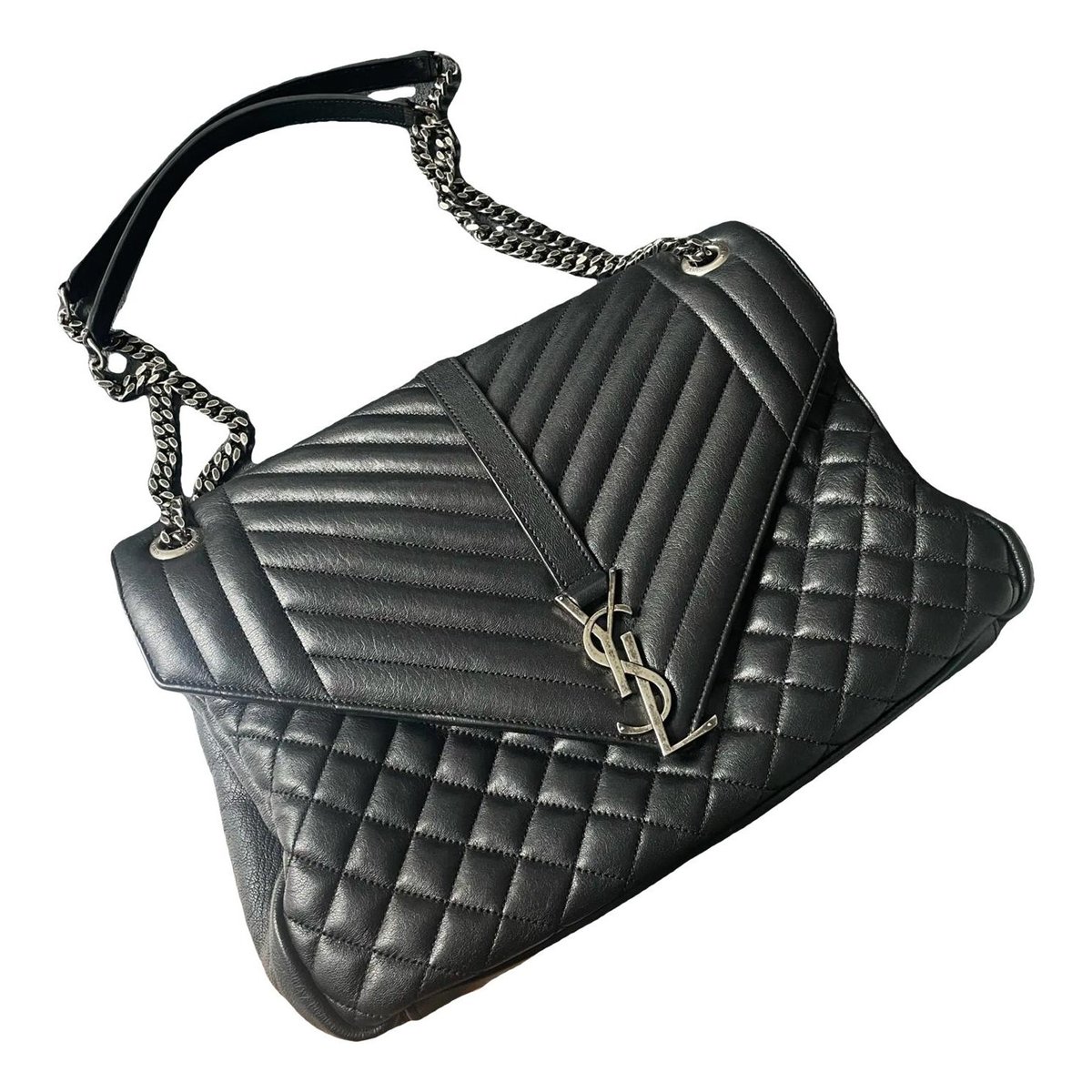 Collége monogramme leather handbag