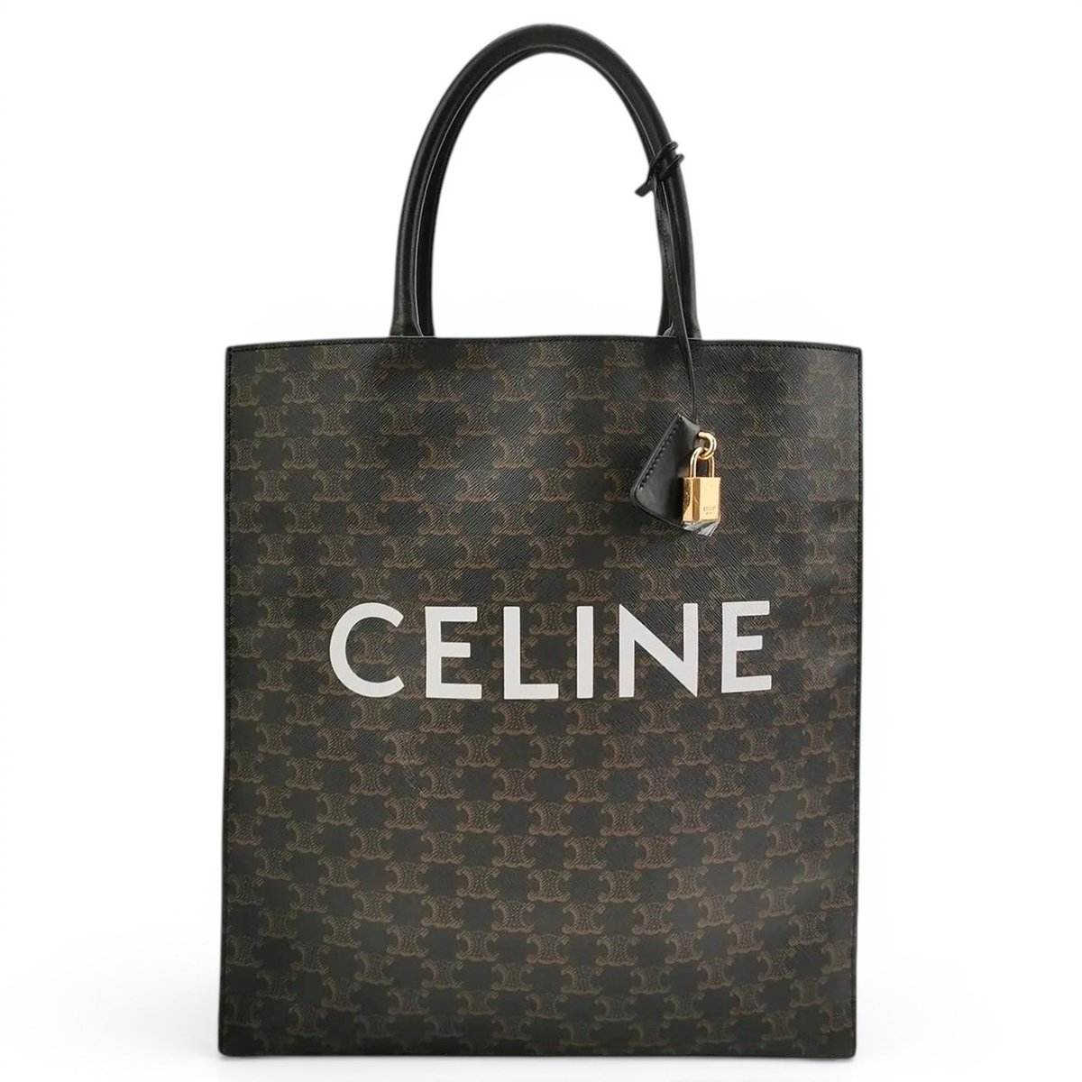 Cabas leather tote