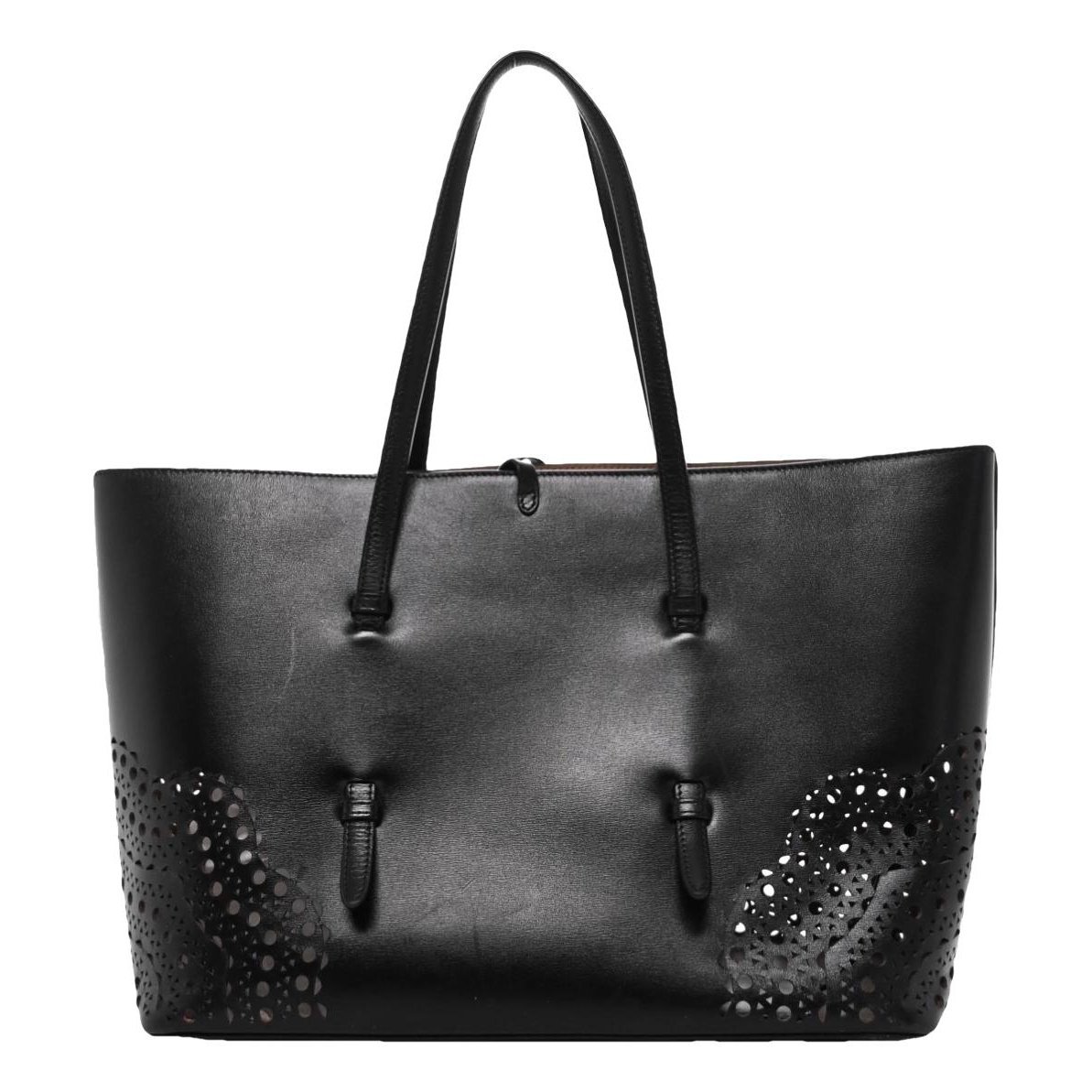 Leather tote