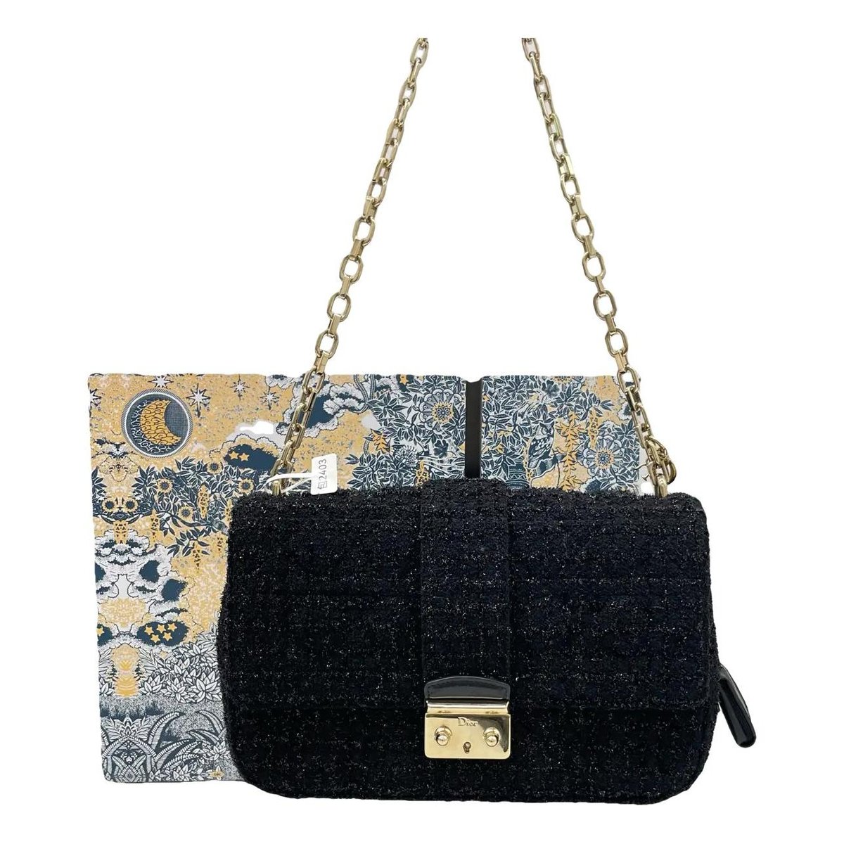 DiorAddict tweed handbag