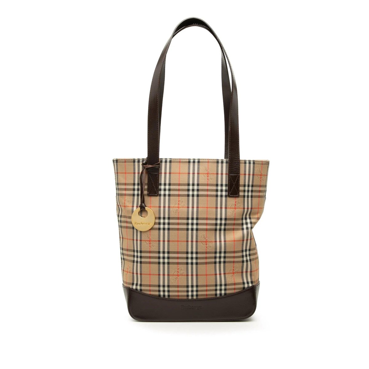 Pocket leather tote