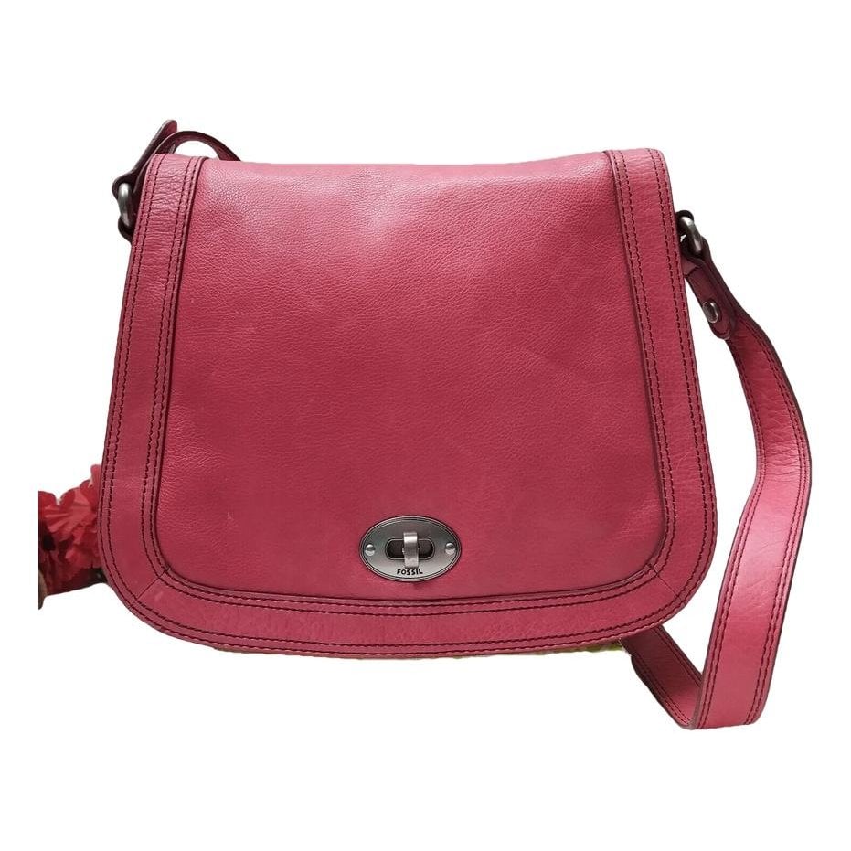 Leather crossbody bag