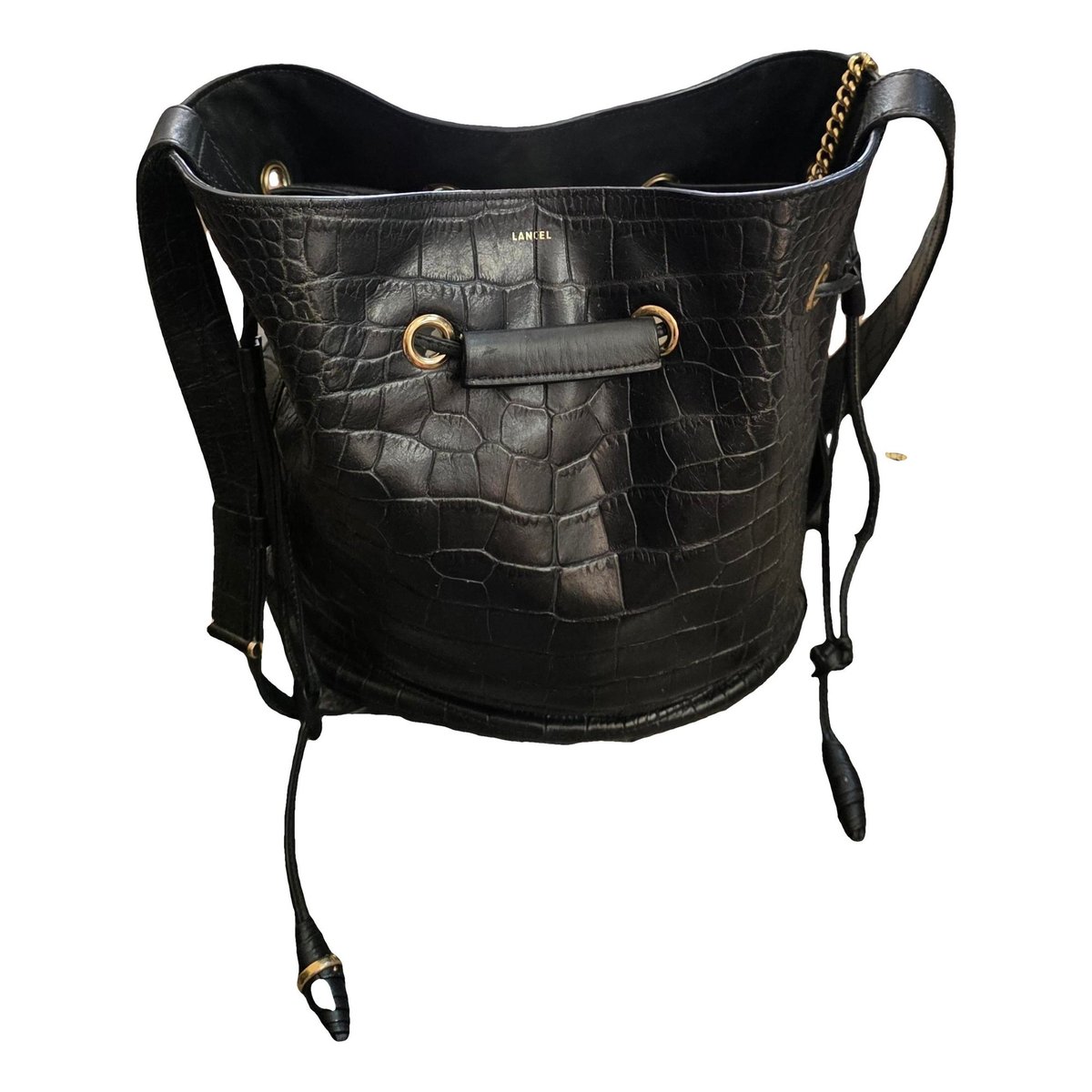 Huit leather crossbody bag