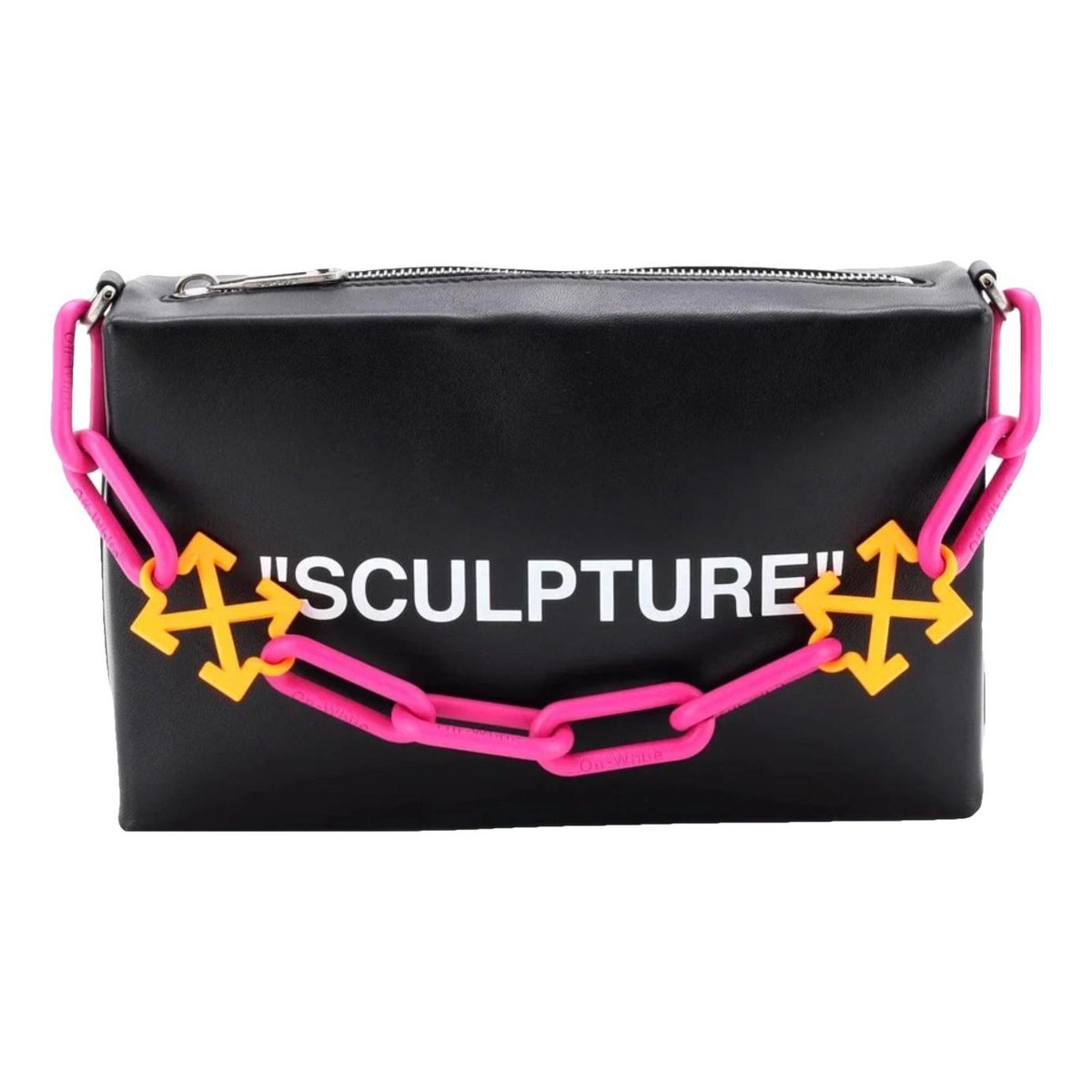 Sculpture leather handbag