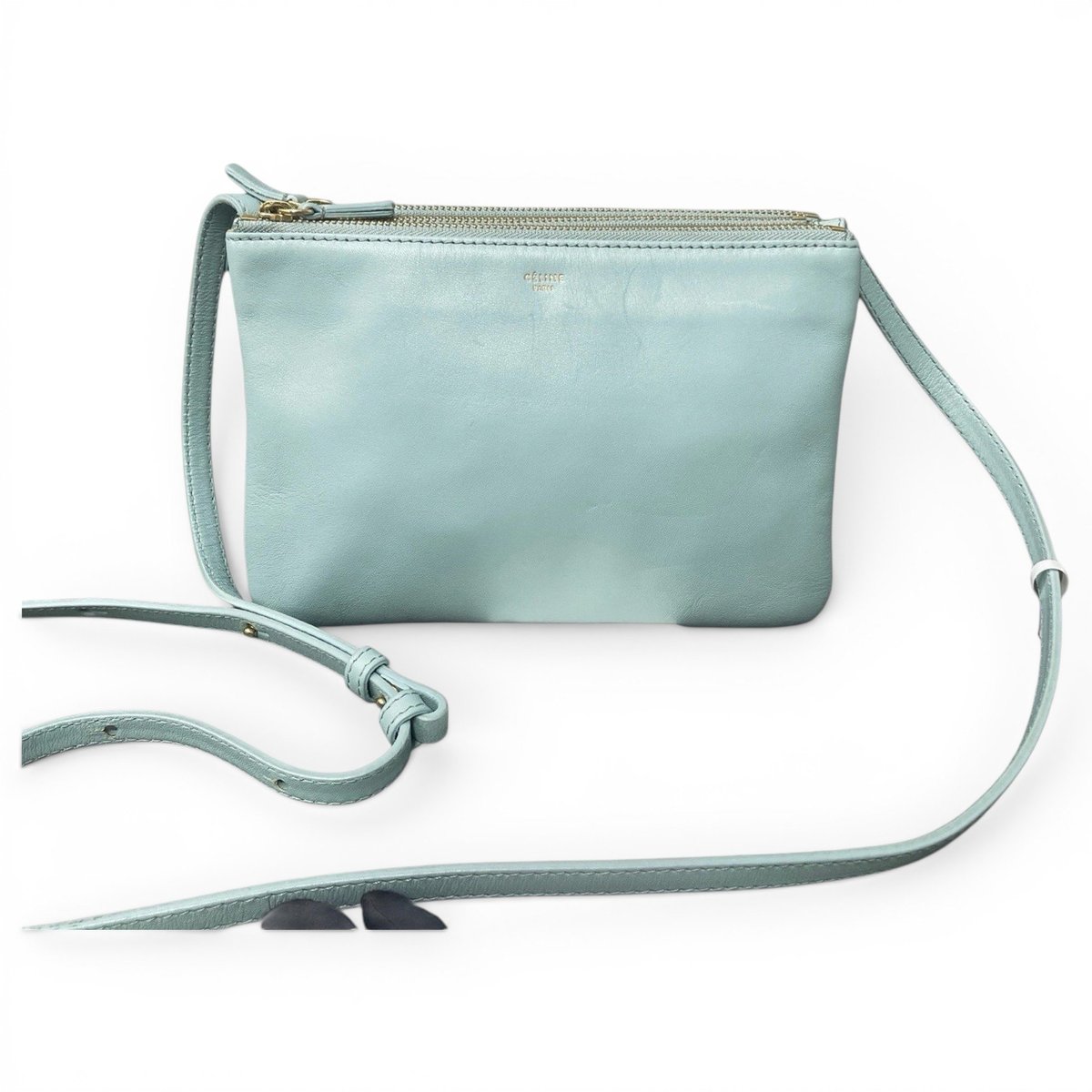 Trio leather crossbody bag