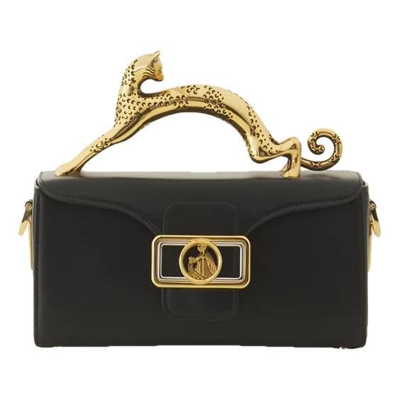 Pencil Chat leather handbag