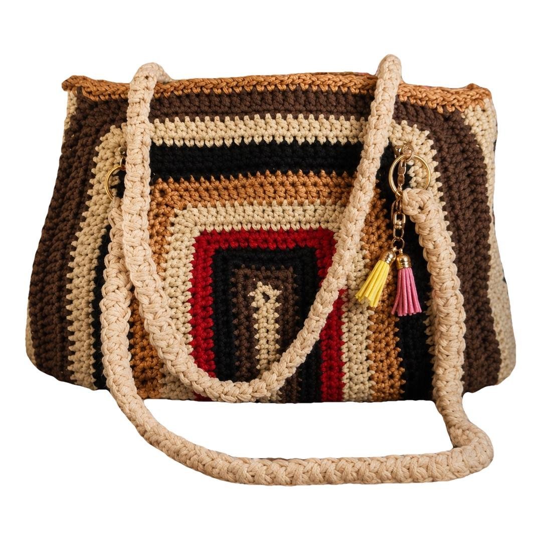 Crochet handbag