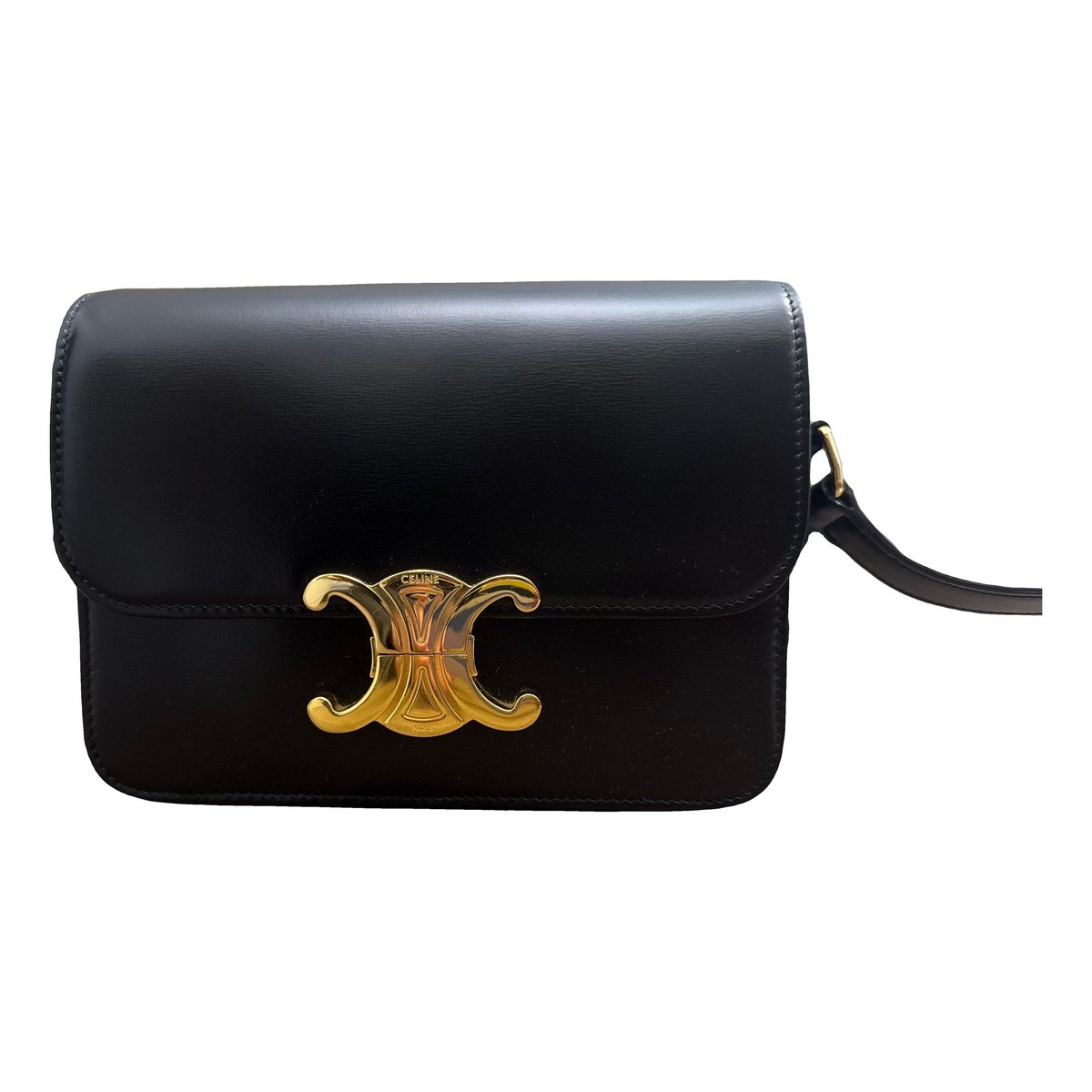 Triomphe leather crossbody bag