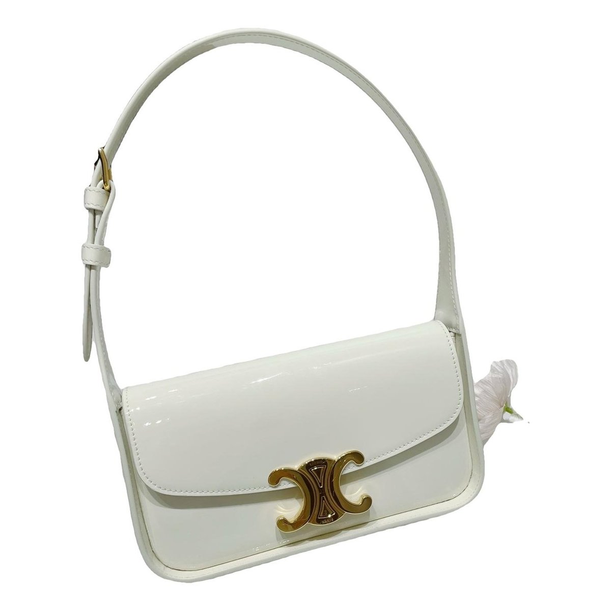 Triomphe Long leather handbag