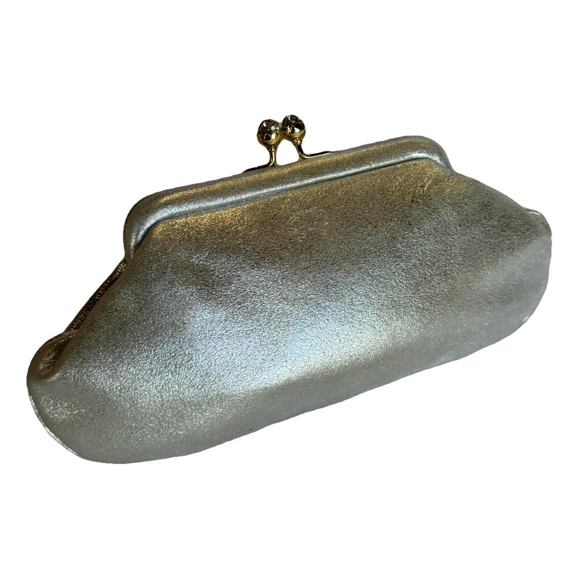 Patent leather clutch bag