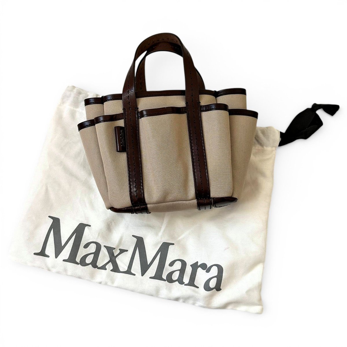 Marine leather tote