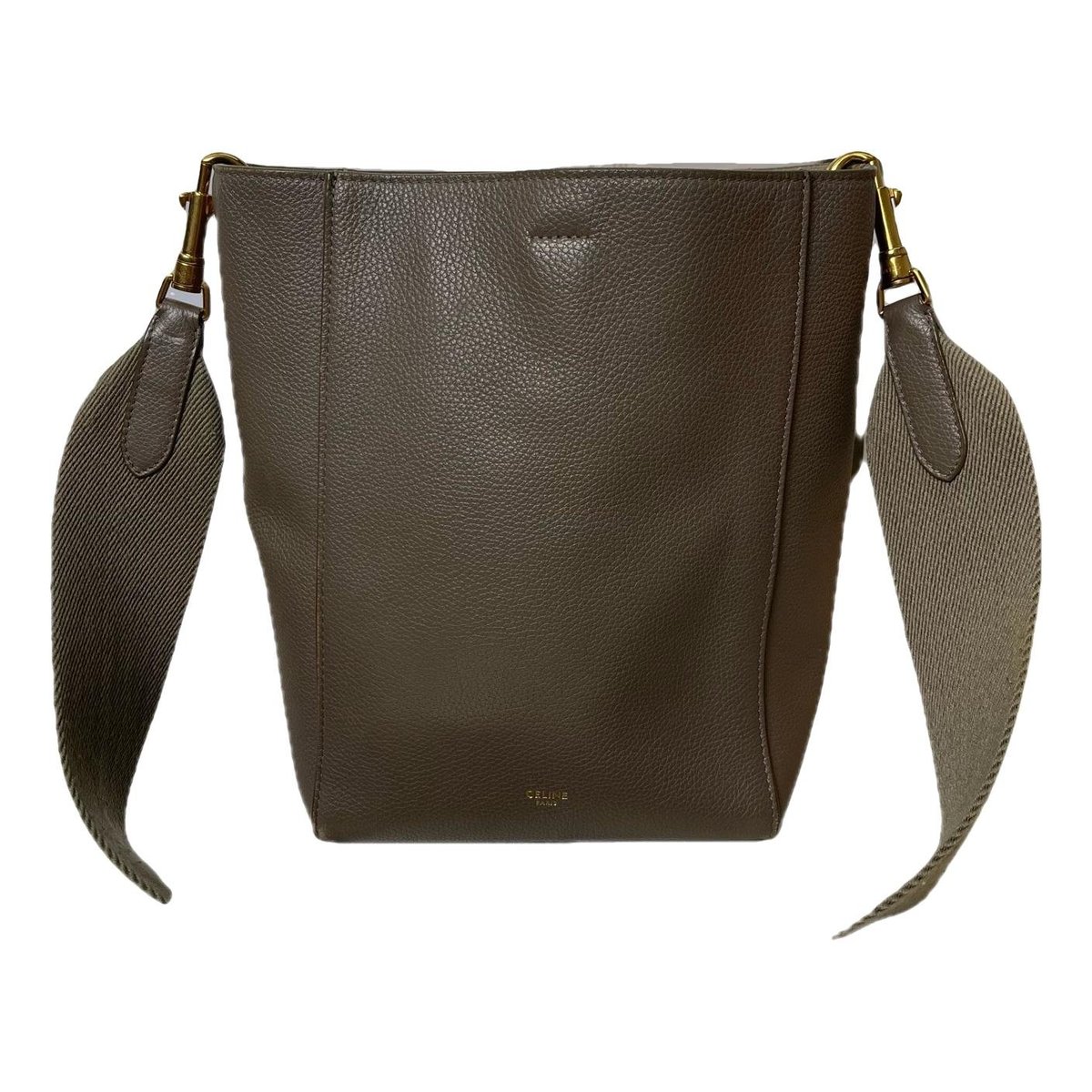 Seau Sangle leather handbag