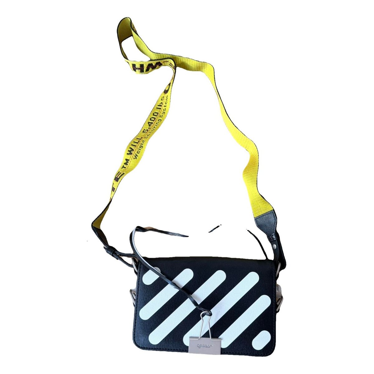 Binder leather crossbody bag