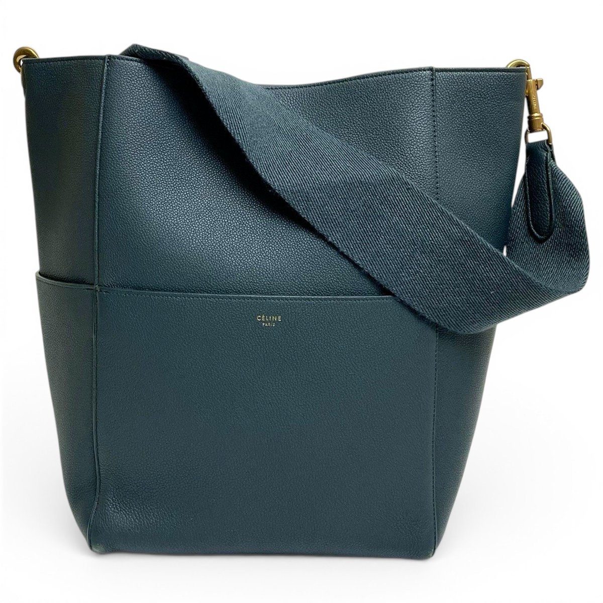 Seau Sangle leather handbag