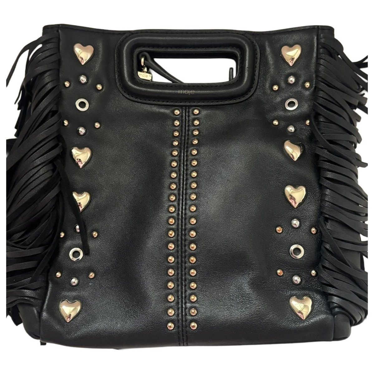Sac M leather crossbody bag
