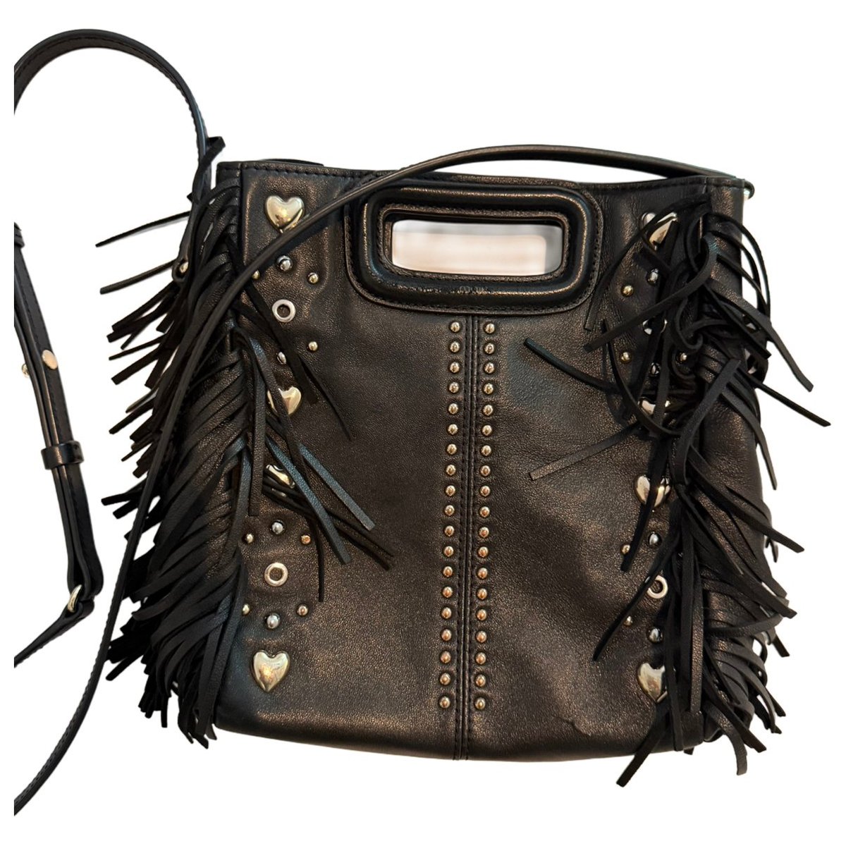 Sac M leather bag