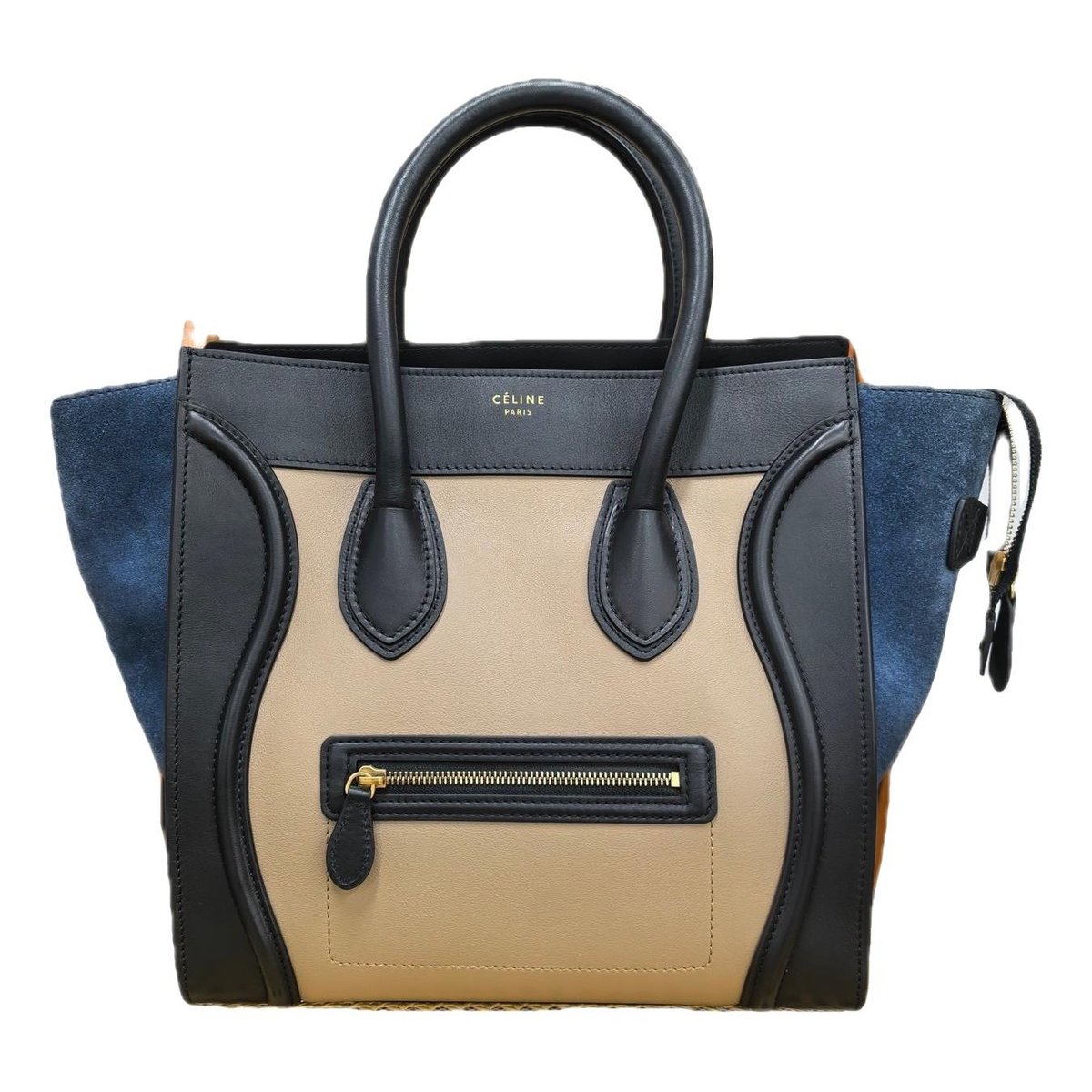 Luggage leather handbag
