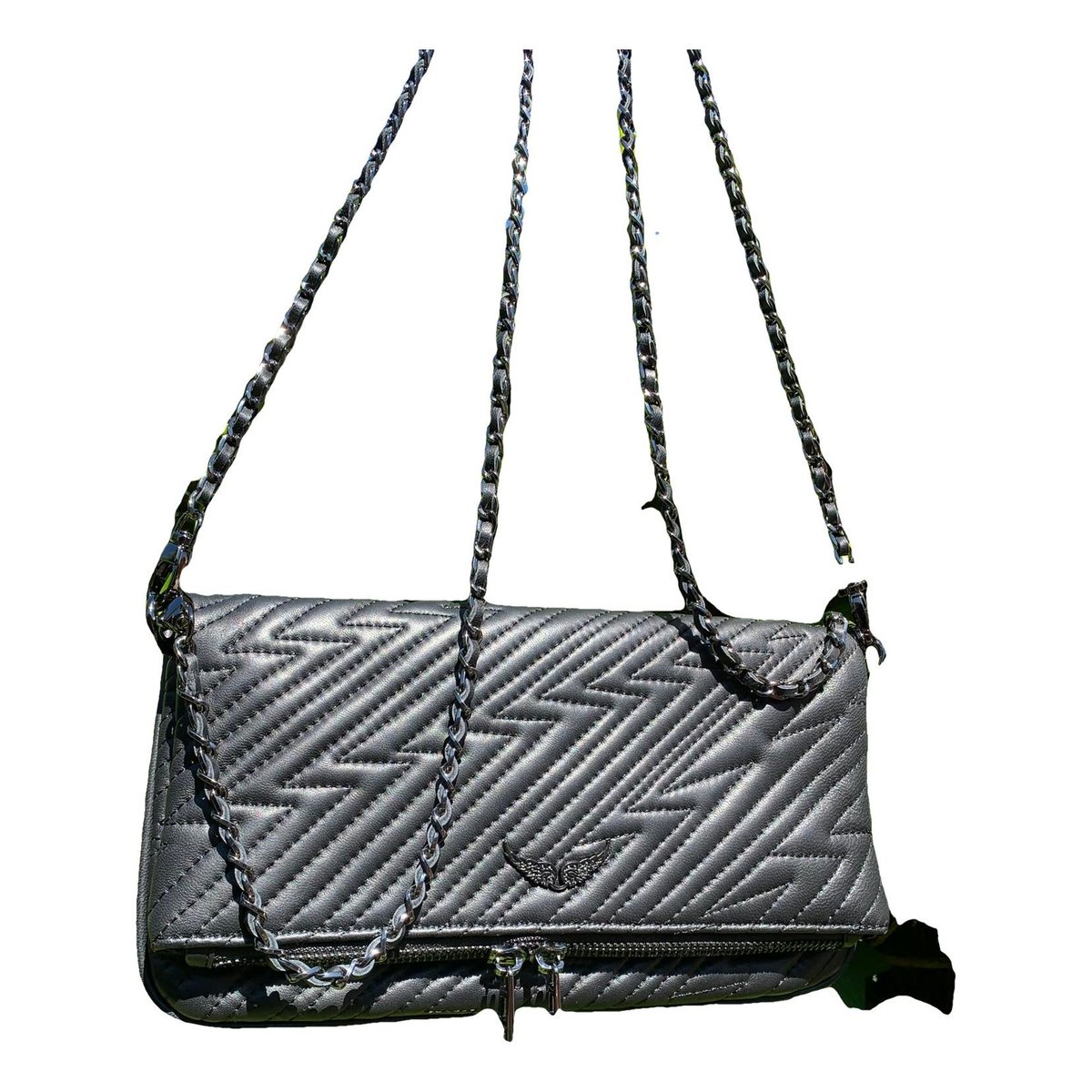Rock leather crossbody bag