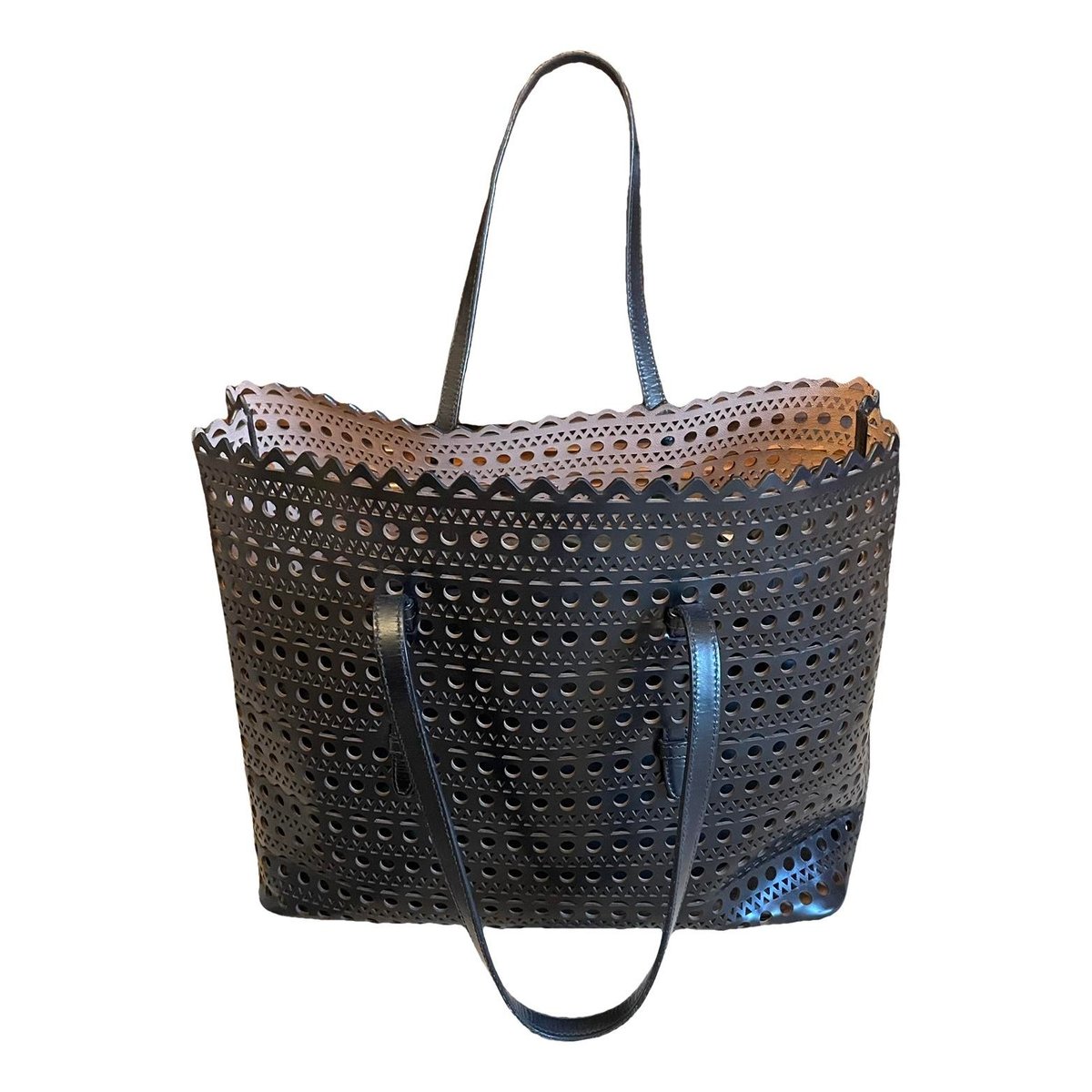 Mina leather handbag