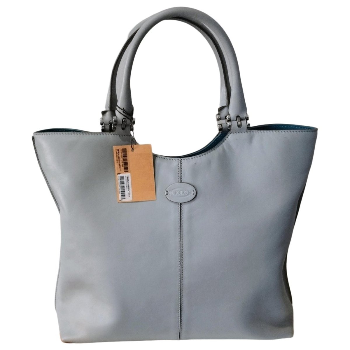 Shopping Media leather handbag
