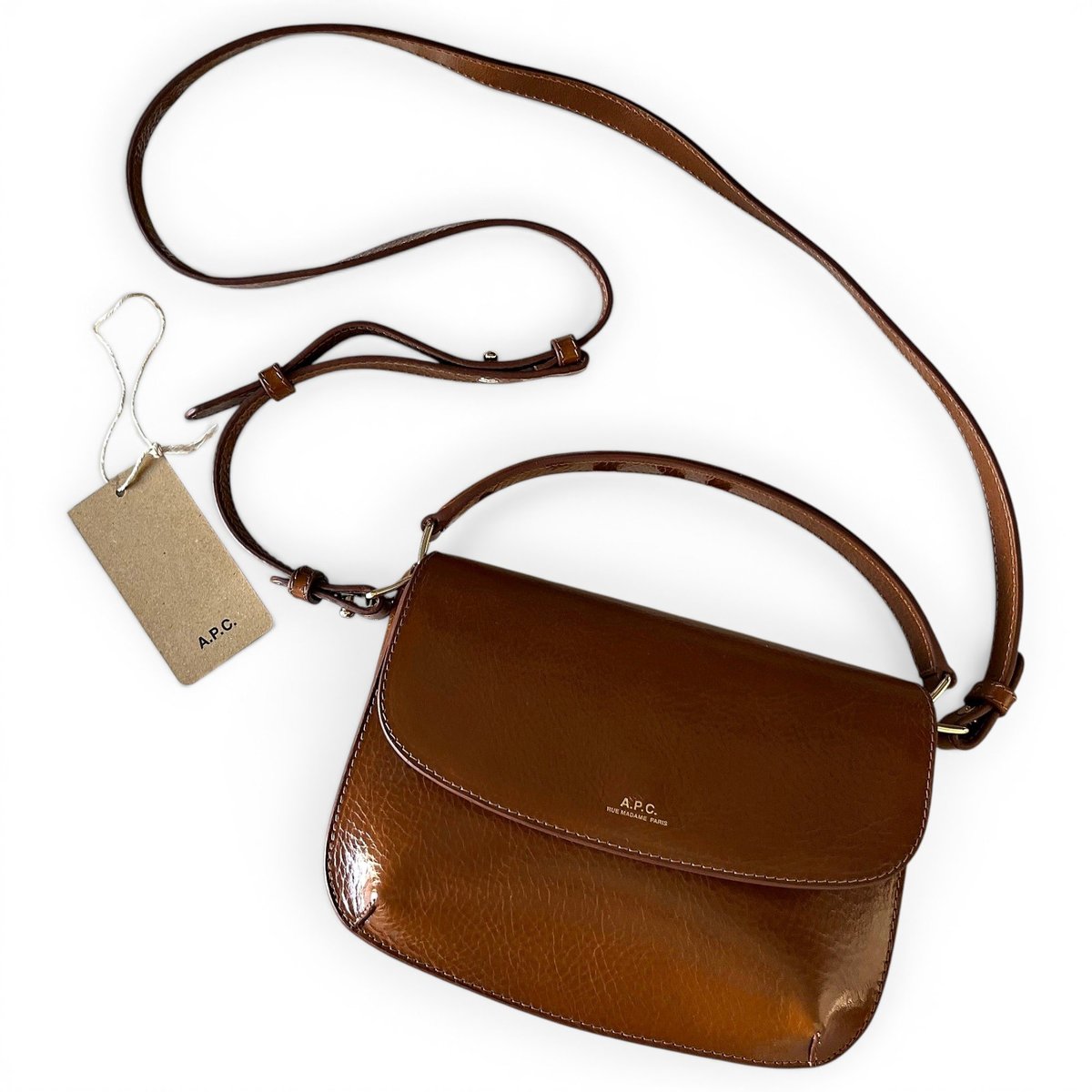 Leather crossbody bag