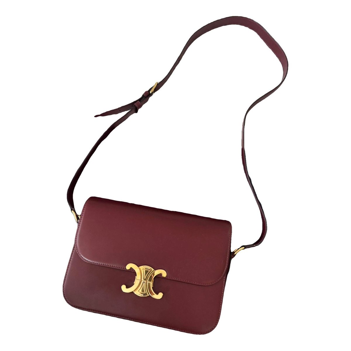 Triomphe leather handbag