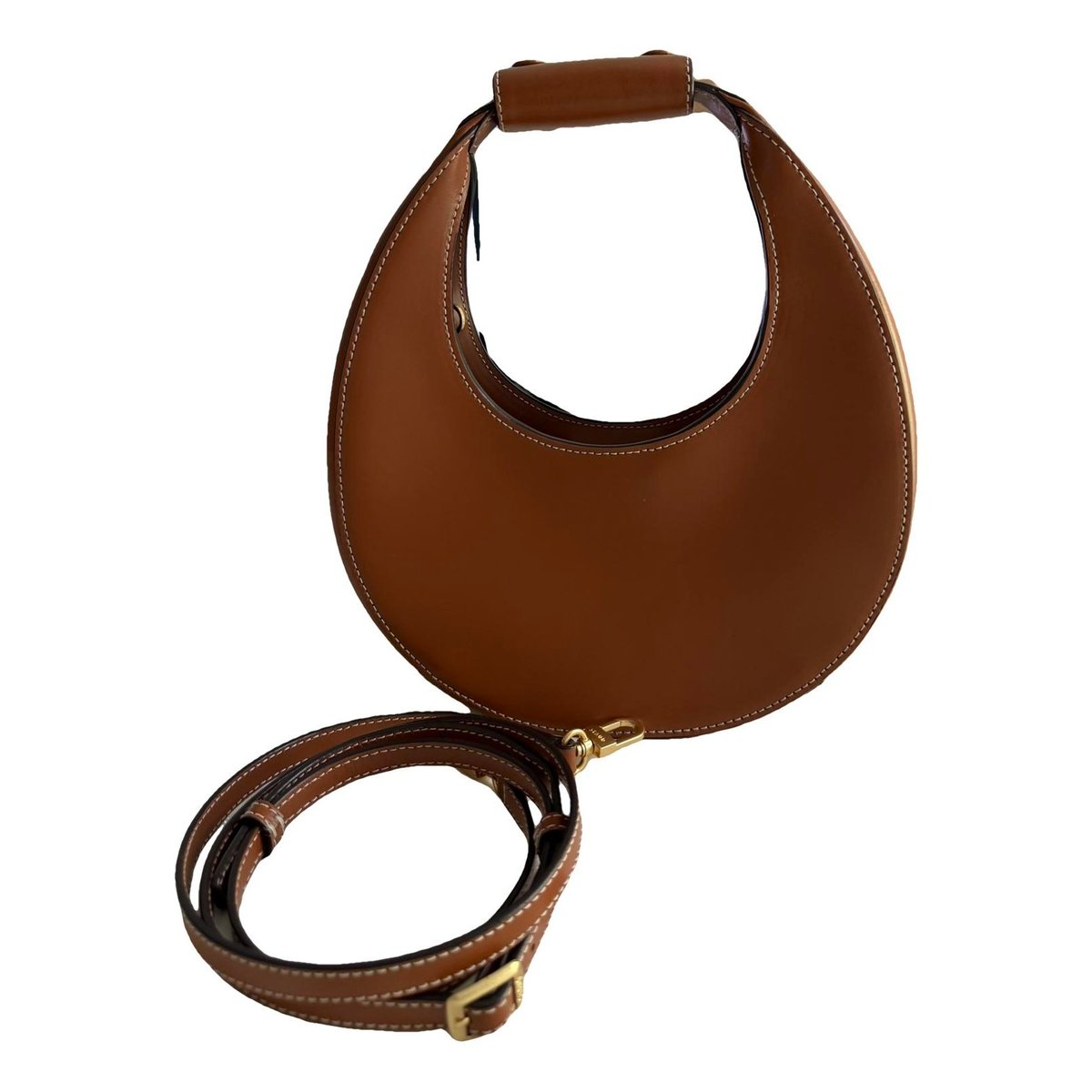 Moon leather handbag