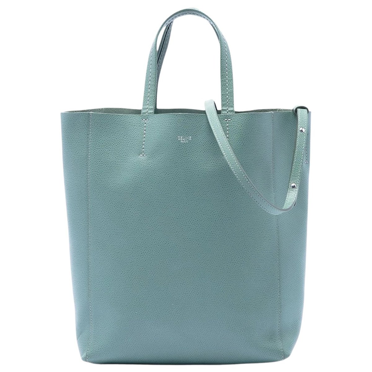 Cabas leather tote