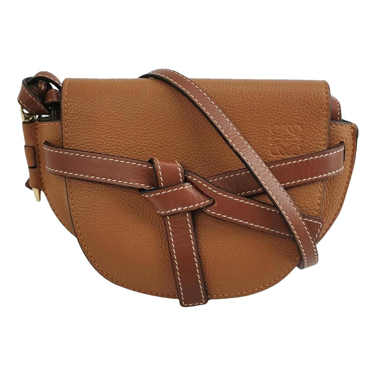 Gate leather crossbody bag