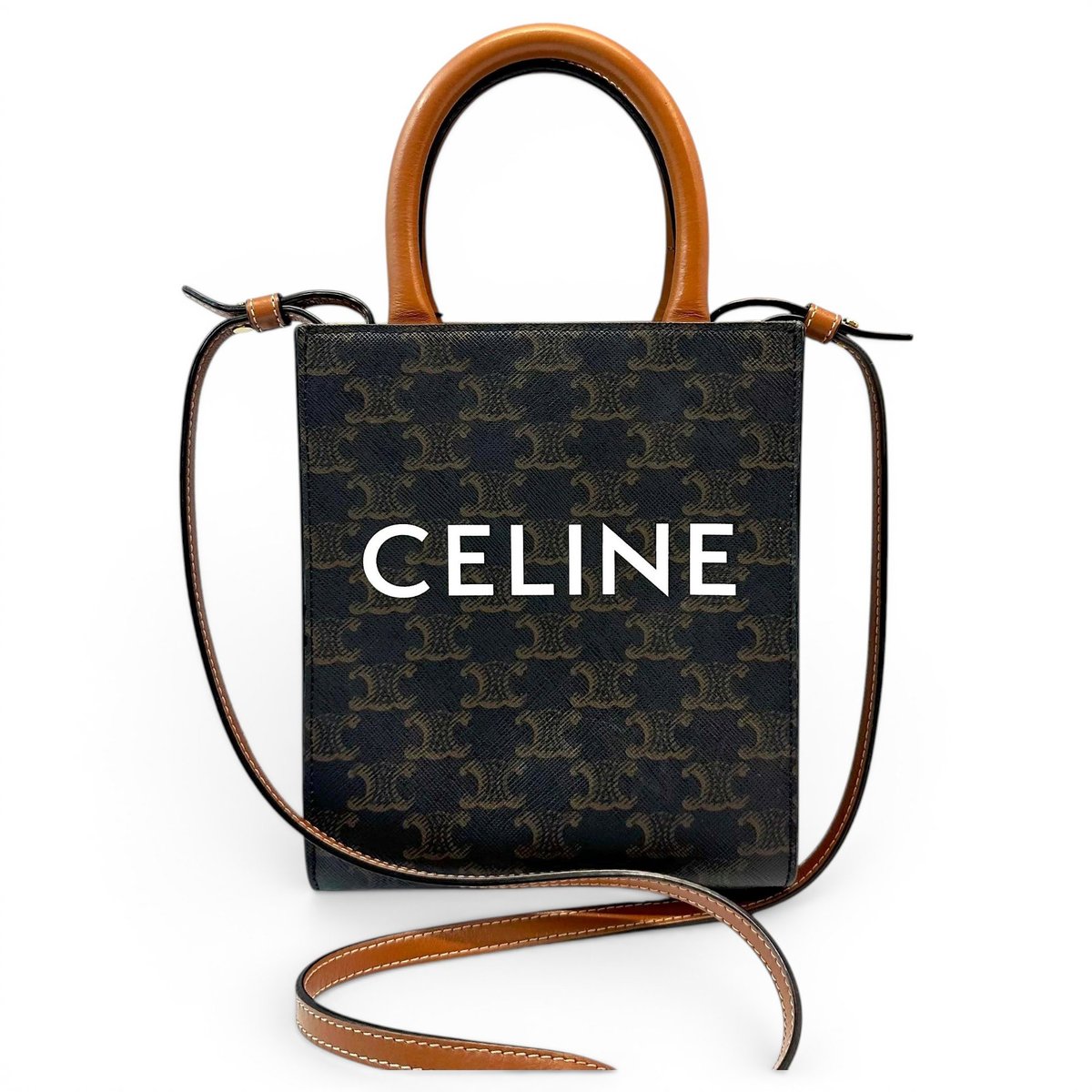 Cabas leather tote