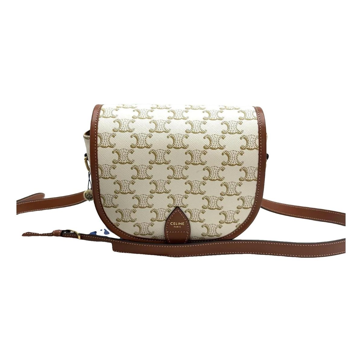 Folco leather crossbody bag