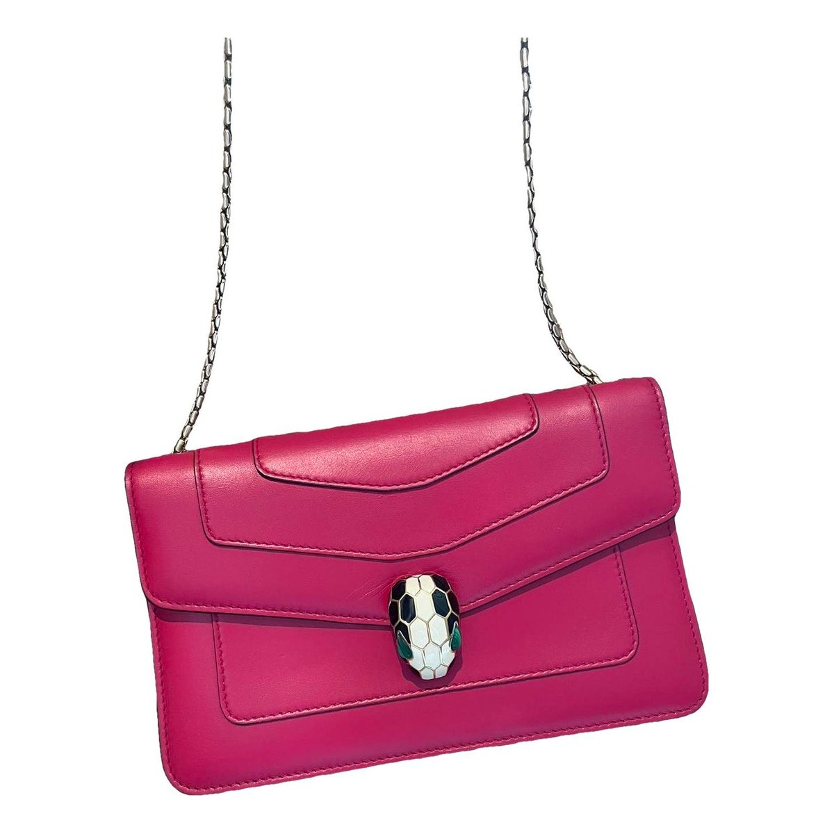 Serpenti leather handbag