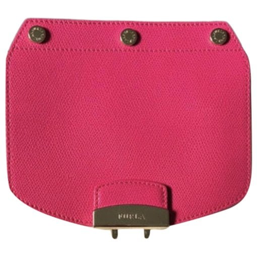 Metropolis leather clutch bag