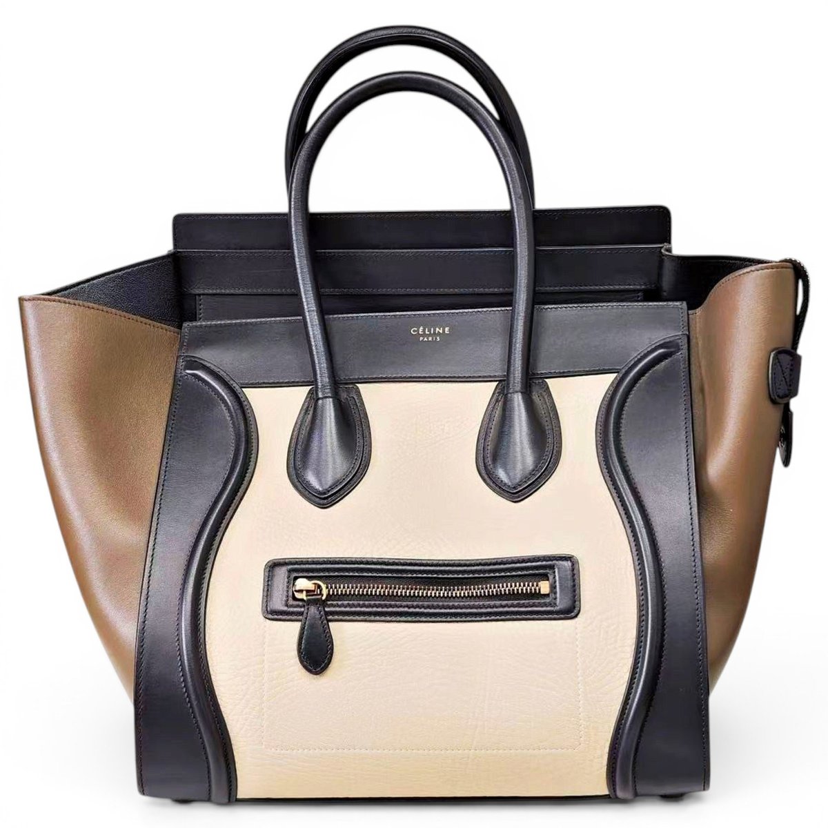 Luggage leather handbag