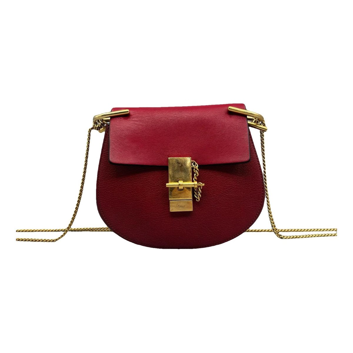 Drew leather crossbody bag