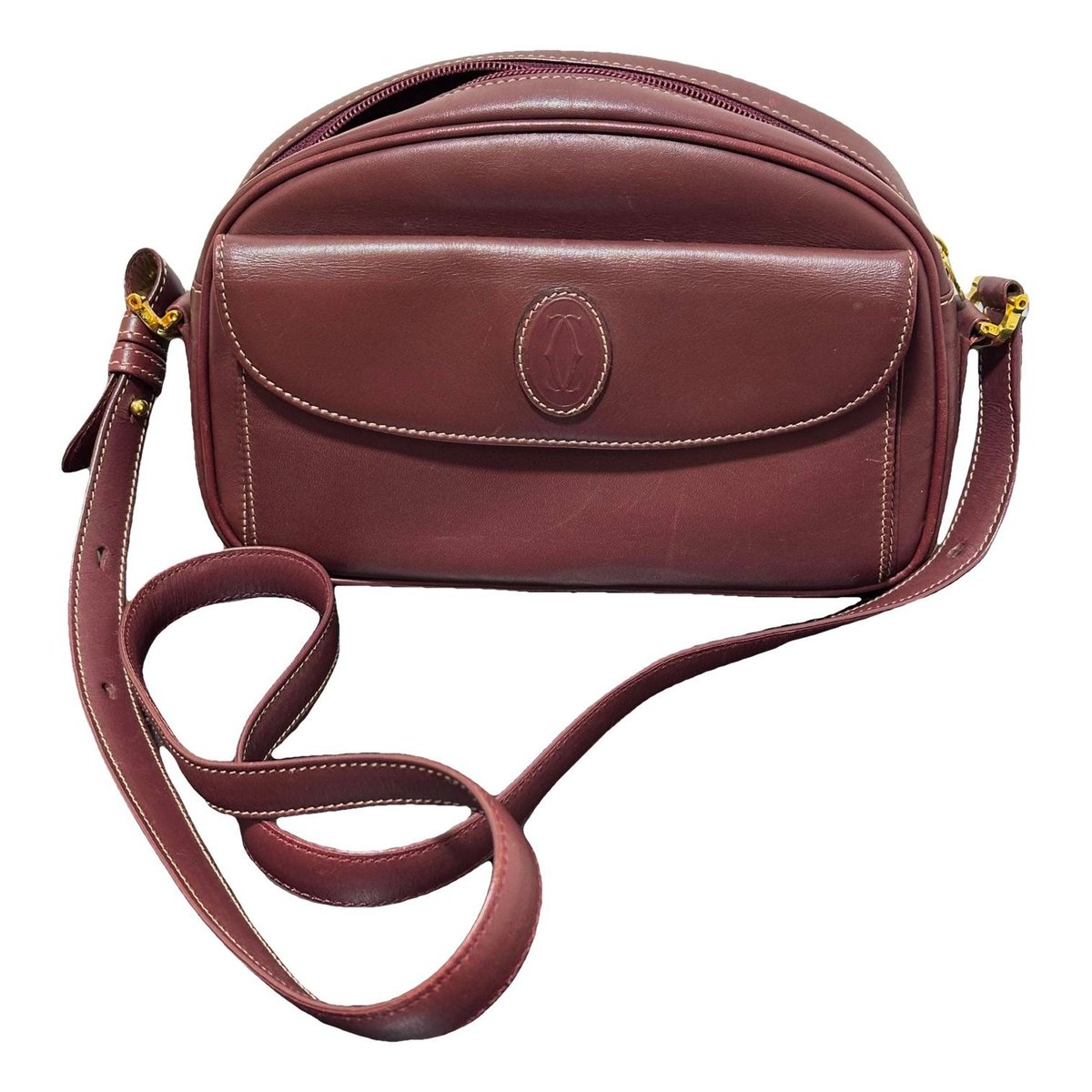 Leather crossbody bag