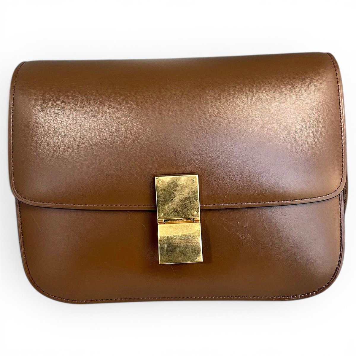 Classic leather handbag