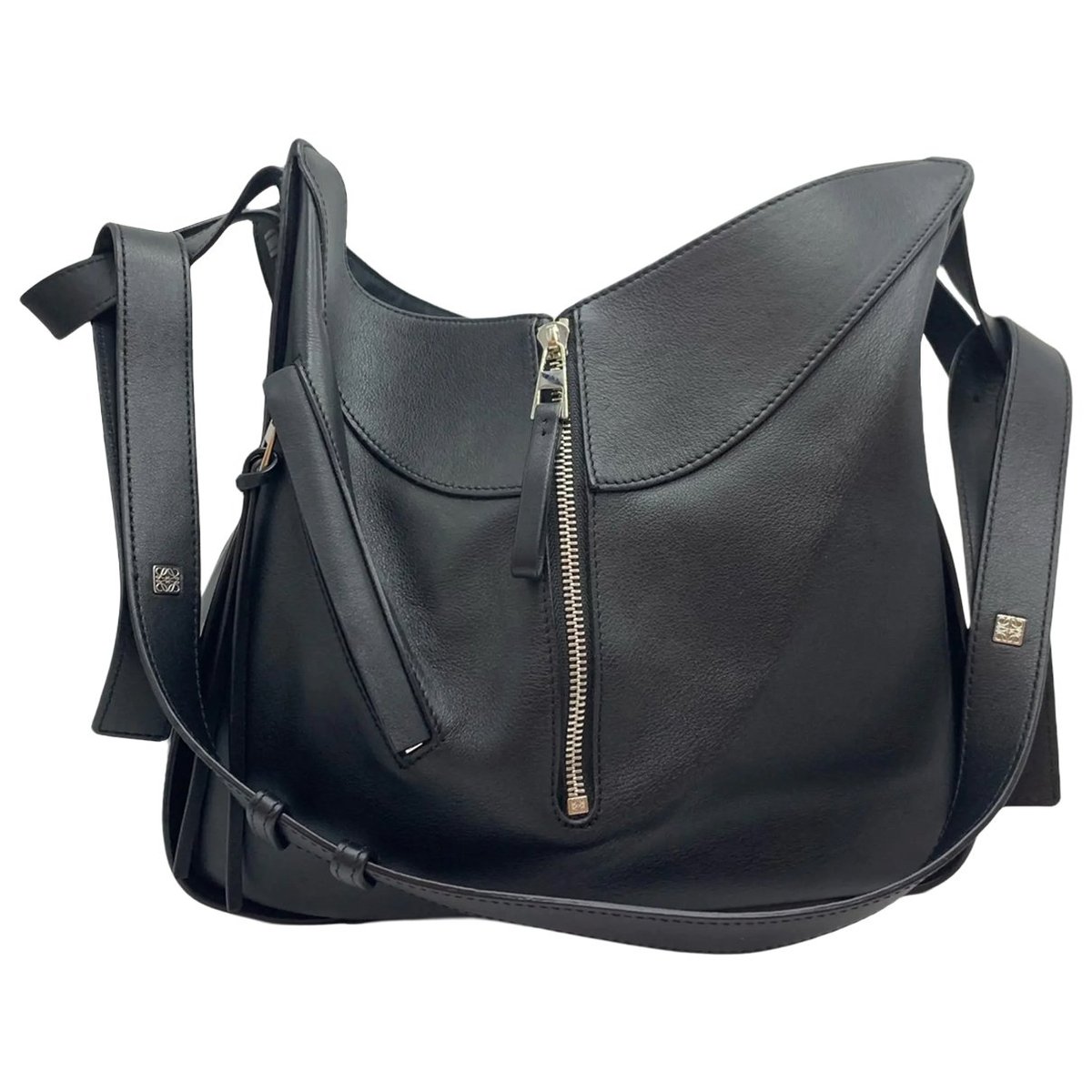 Hammock leather handbag