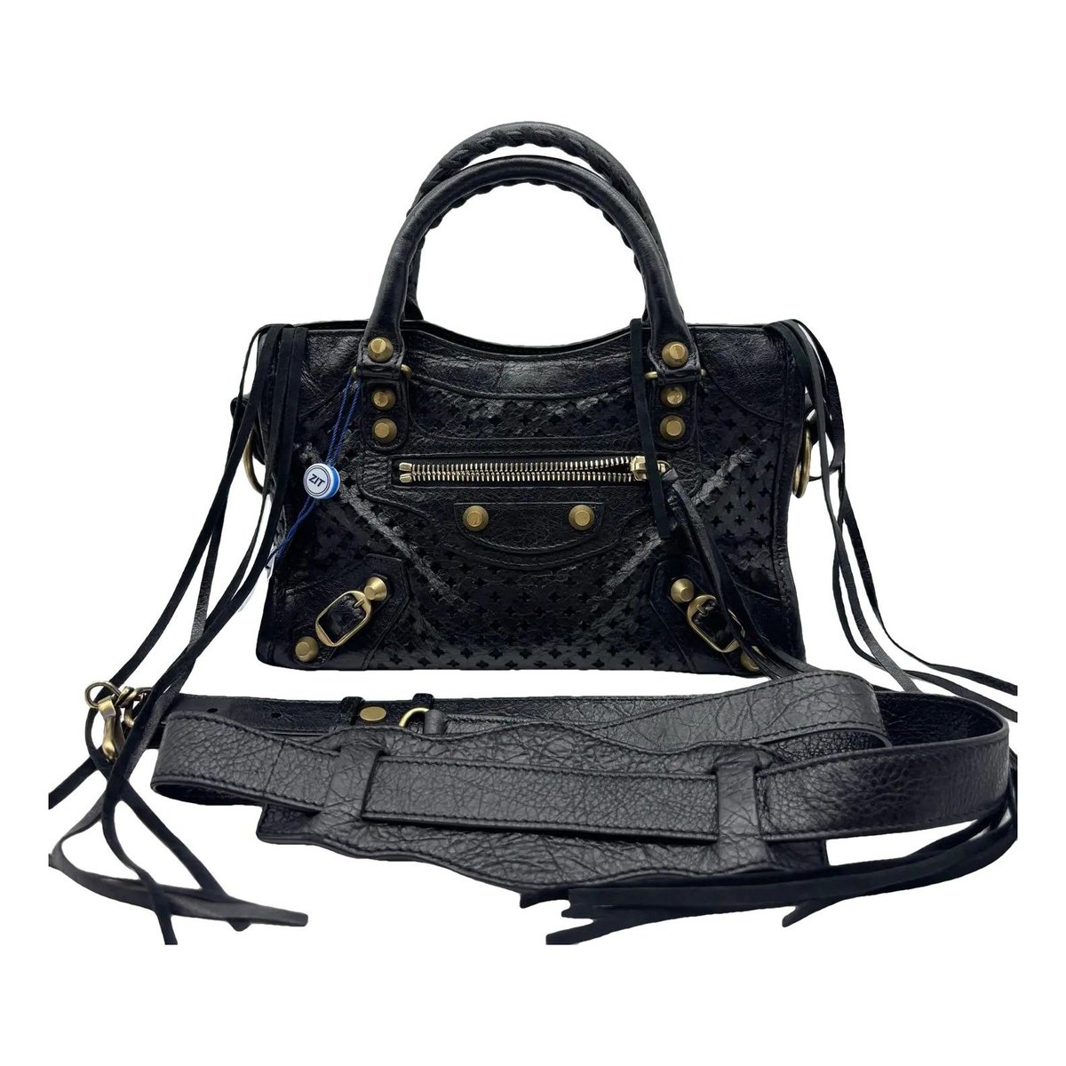 City leather crossbody bag