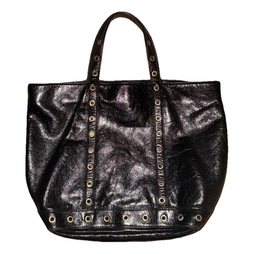 Cabas leather tote