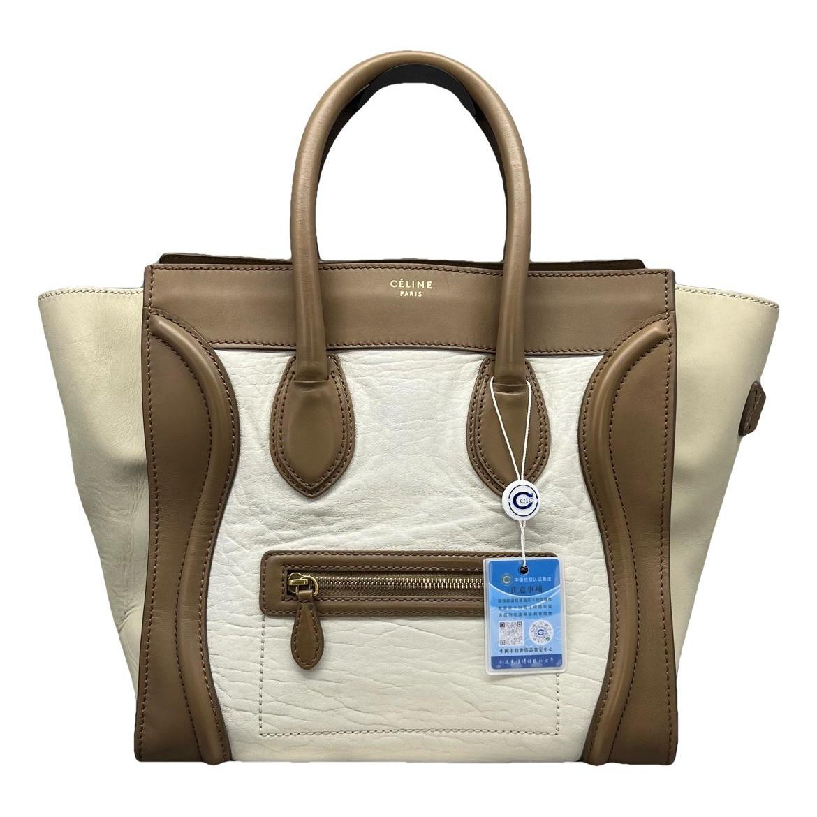 Luggage leather handbag