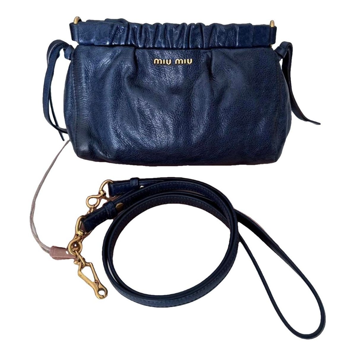 Vitello leather crossbody bag