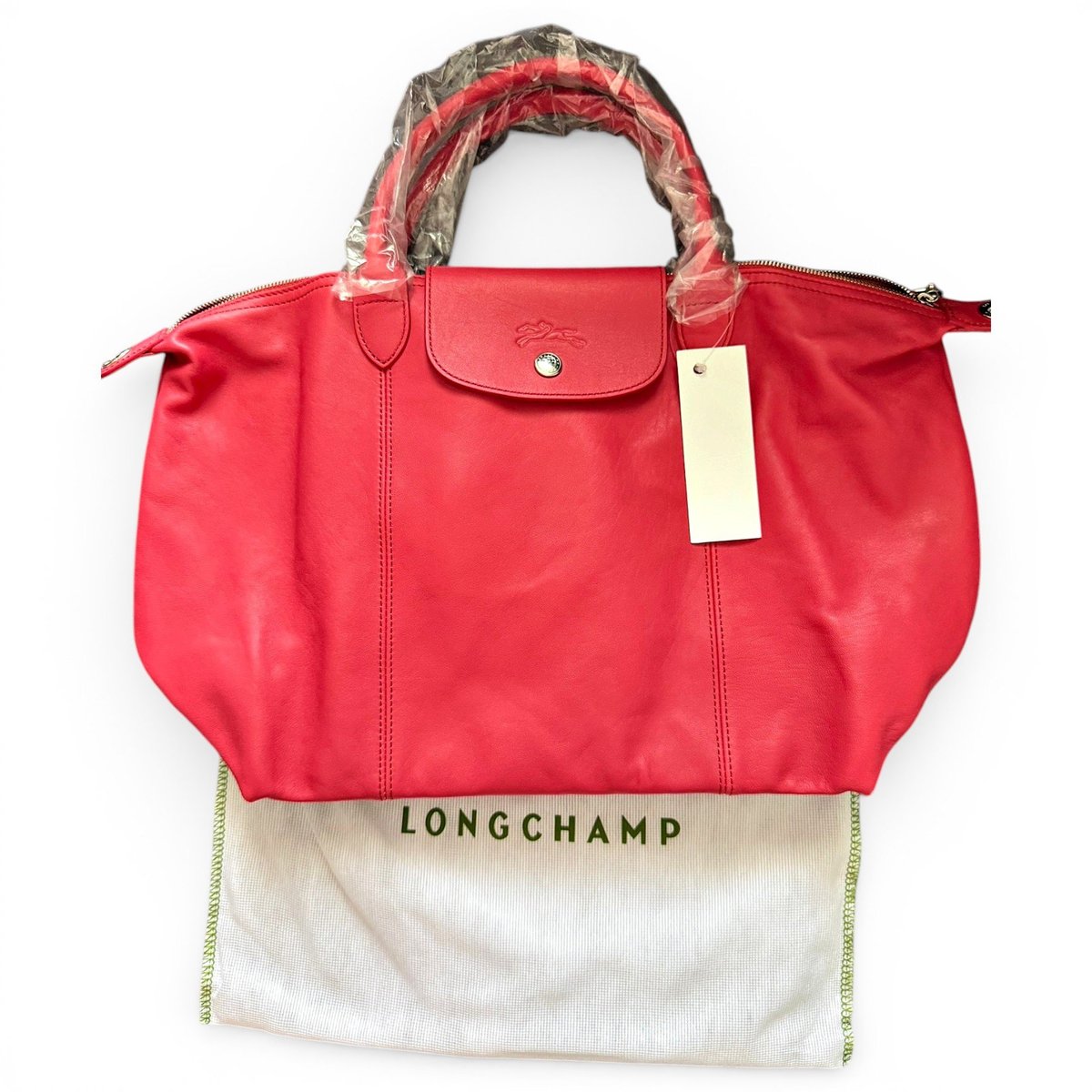 Pliage leather handbag